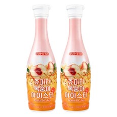 쥬피터 복숭아 아이스티, 600g, 2개
