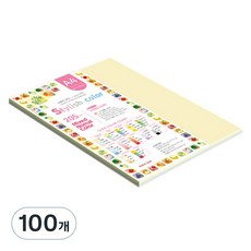 종이문화 스타일리쉬 두꺼운 혼합색지 01 SN Tone Shallow 205g, A4, 100개