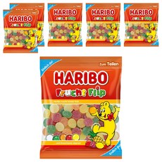 HARIBO 圓型水果風味軟糖, 6包, 160g