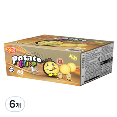 윈윈푸드 포테이토크리스프 씬 엑스트라 바베큐맛 50p, 450g, 6개