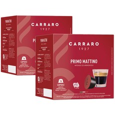 CARRARO 多趣酷思咖啡機適用 Primo Mattino咖啡膠囊, 7g, 16顆, 2盒