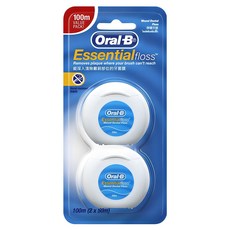 오랄비 왁스 치실, 50m, 2개입, 1개