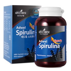 ADWEL HOUSE 螺旋藻, 500顆, 1罐