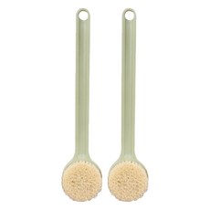 MEO粉彩搓背刷, 綠色, 2個, 1入
