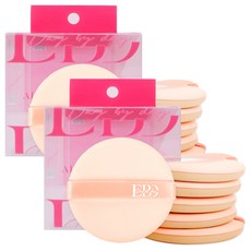 Daybyday 밀착 에어쿠션 퍼프 6p, 핑크, 2세트