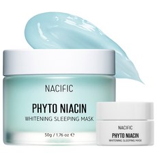 NACIFIC PHYTO NIACIN亮白晚安面膜 50g+10g, 1組