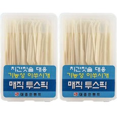 大眾發明 Magic Toothpick PET 牙籤, 100入, 2套