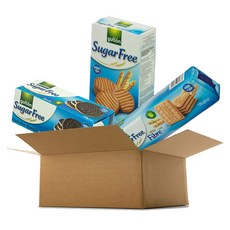 gullon 穀優 無糖黑巧克力消化餅乾 270g+酥餅餅乾 330g+全麥高纖餅乾 170g, 1組