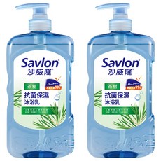 Savlon 沙威隆 抗菌保濕沐浴乳 茶樹, 850g, 2瓶