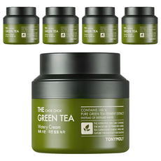 토니모리 더 촉촉 그린티 수분 크림, 100ml, 5개