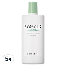 SKIN1004 馬達加斯加積雪草茶樹葉舒緩防曬乳 SPF50+ PA++++, 50ml, 5個