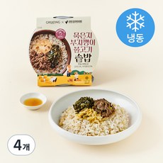 그리팅 묵은지 부지깽이 불고기 솥밥 (냉동), 253g, 4개