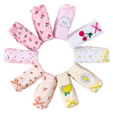 Base Alpha Essential Essential 女童用純棉無螢光三角內褲10件組