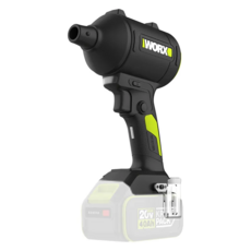 WORX 威克士 台灣公司貨 20V暴力吹風機空機 WU093.9 15.7 x 7.6 x 22.2cm 600g, 1個