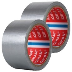 다다 고점도 강력 면 테이프 60mm x 20m, 은색, 2개