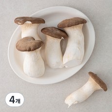 친환경 뿌리가 손질된 새송이버섯, 600g, 4개