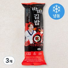 올곧 바바김밥 미친불닭김밥 (냉동), 3개, 230g
