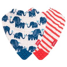 Nuby 紗布咬咬兜 3個月以上 2件