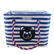 THE ZAKKA 雪碧熊盥洗包, 1個, 海軍藍