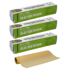 포마인 황토 종이호일, 10m, 1개입, 3개