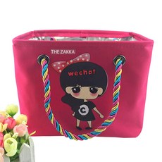 THE ZAKKA Ribbon Character 沐浴包 亮粉色, 1個, 粉色