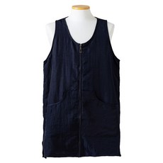 Rosa Home 背心式圍裙 FREE, 深藍色, 1個