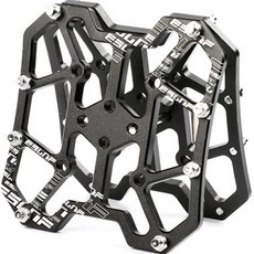 make speed MTB自行車替換式腳踏板組 左腳+右腳, 1組, 黑色