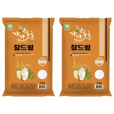 가가호호 참드림 백미, 3kg, 2개, 상등급