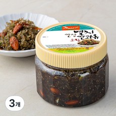 강경신안상회 간장멸치견과류 조림, 500g, 3개
