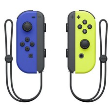 Nintendo 任天堂 SWITCH Joy-Con 左右手控制器, 藍色 + 螢光黃, 1組
