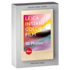 Leica 徠卡 SOFORT 2 拍立得相機底片, 金色邊框 每包10張, 1盒