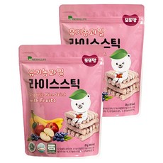 또또맘 유기농 라이스스틱 20g, 과일, 2개