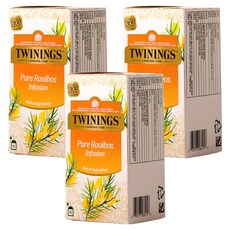 트와이닝 루이보스 허브차 티백, 2g, 25개입, 3개