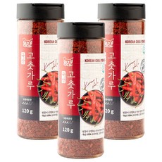 맘다믄 국산 고춧가루 보통굵기 보통매운맛, 120g, 3개