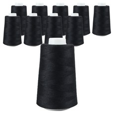 OWL 40支2股 縫紉線 5入, 黑色, 2套