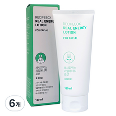recipebox 韓兔 Real Energy臉部保濕乳液, 180ml, 6條
