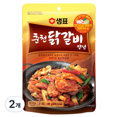 샘표 춘천닭갈비 양념소스, 180g, 2개