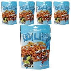 LIKESKY 迷你蝴蝶餅 山葵口味, 75g, 5包