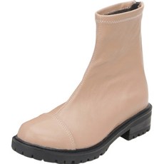 잠비 여성용 뒷지퍼 기모 워커 크랙