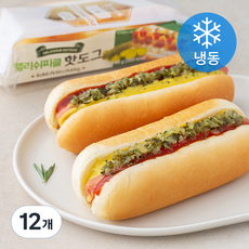 그린델리카 렐리쉬 피클 핫도그 (냉동), 148g, 1개입, 12개