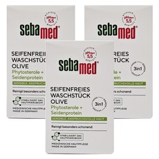 sebamed 施巴 橄欖潔膚皂, 150g, 3個