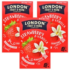 런던프롯 스트로베리 앤 바닐라 티백, 2g, 20개입, 3개