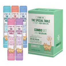 더특별한식탁 더 특별한 고양이 퓨레스틱, 혼합맛, 420g, 1세트
