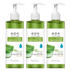 SUANSU 蘆薈舒緩凝膠, 400ml, 3個