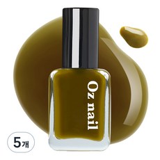Oz nail 亮澤心情指甲油, S04 濃郁卡其, 8ml, 5個