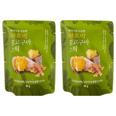 甜南瓜蜂蜜紅薯條, 65克, 2個