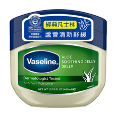 Vaseline 凡士林 蘆薈清涼舒緩潤膚膏, 450ml, 1罐