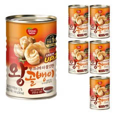 Dongwon 東遠 野生大顆螺肉罐頭, 400g, 6罐