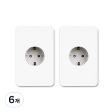 Hyundai Electric 嵌入式插座 1孔, 6個