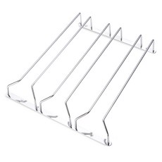 Aroi 3層酒杯架 葡萄酒架, 銀, 1個